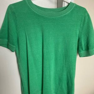 NWOT - Zara bright green cotton t-shirt